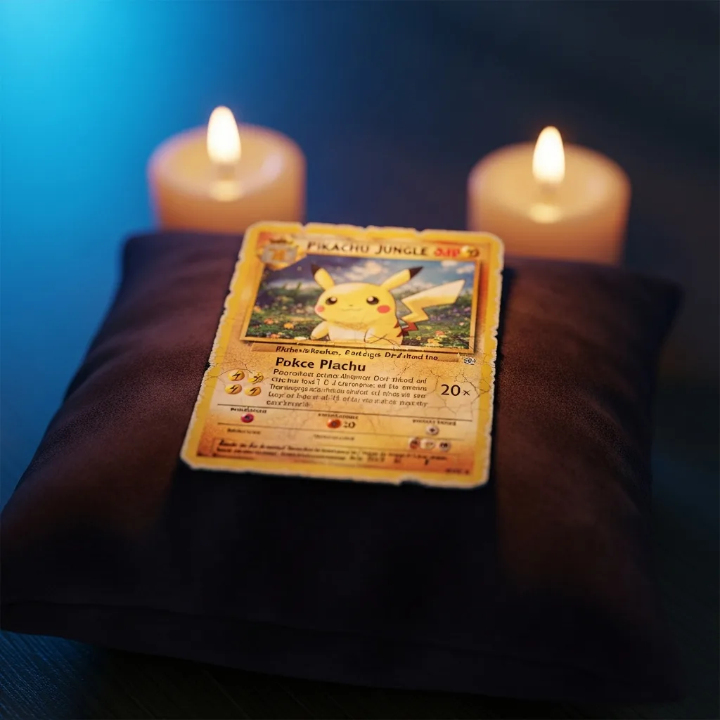 Carte Pikachu édition Jungle vintage