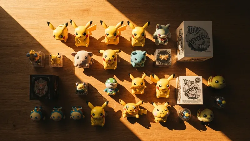 Les collectibles pikachu
